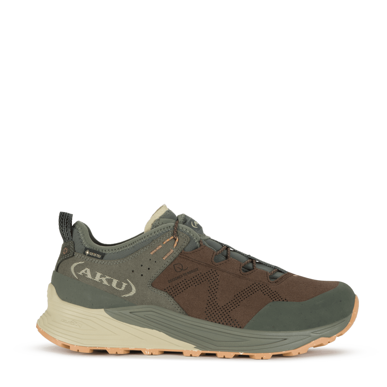aku-omnia-v-light-gtx-ws-damen-fast-hiking-schuh-marrone-verde image 2