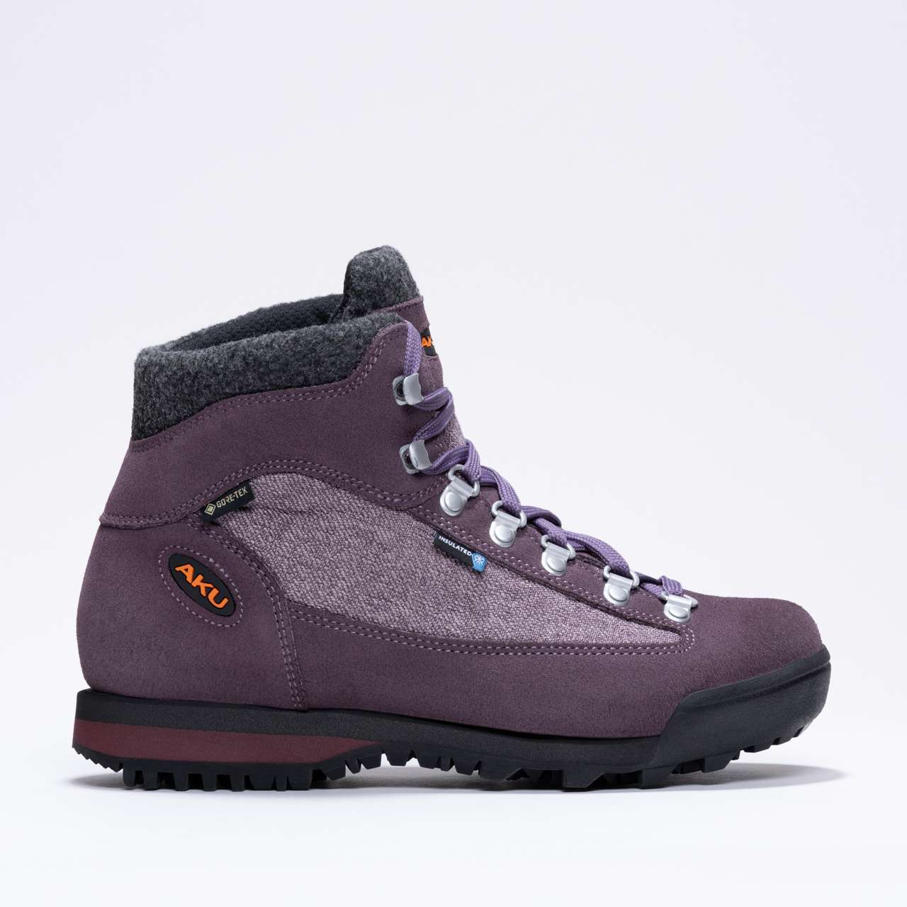 aku-ultra-light-warm-gtx-ws-damen-winter-wanderschuh-viola-antracite image 2