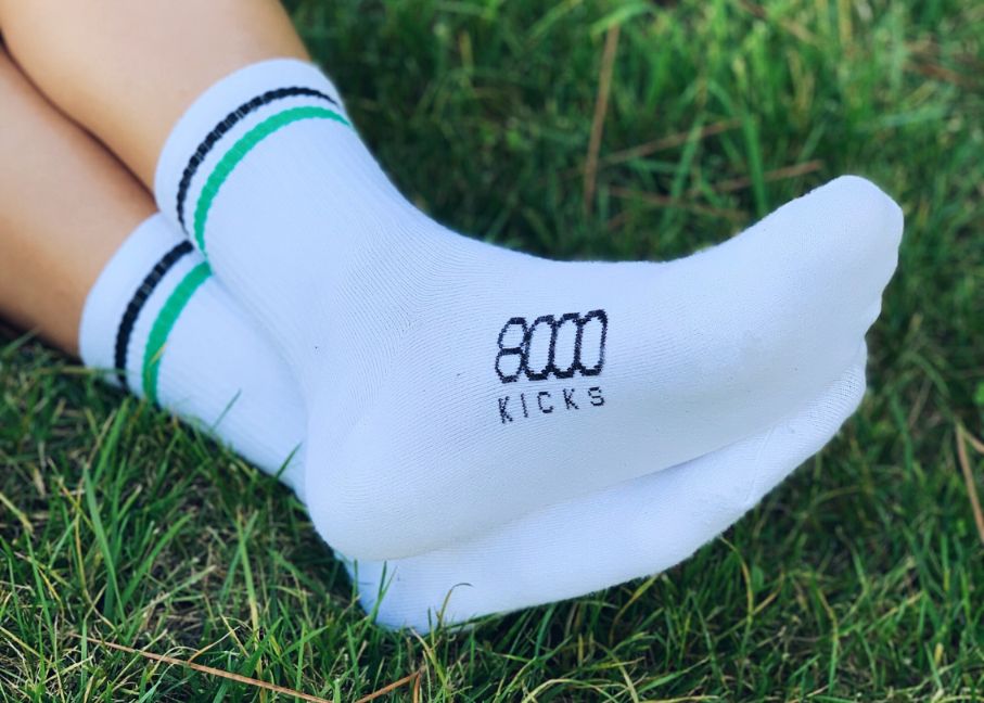 8000kicks-striped-hemp-socks-white-hanfsocken image 5