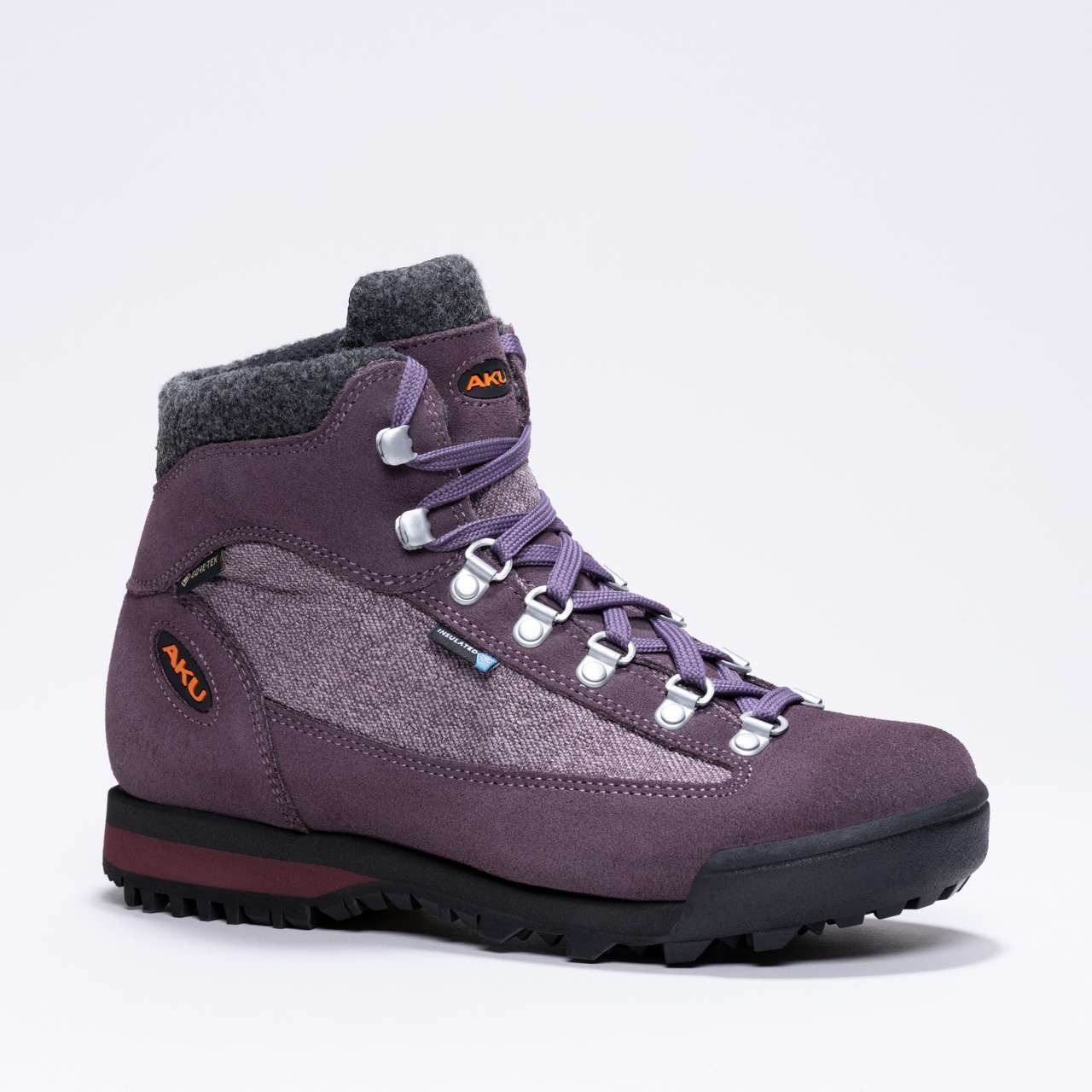 aku-ultra-light-warm-gtx-ws-damen-winter-wanderschuh-viola-antracite image 1