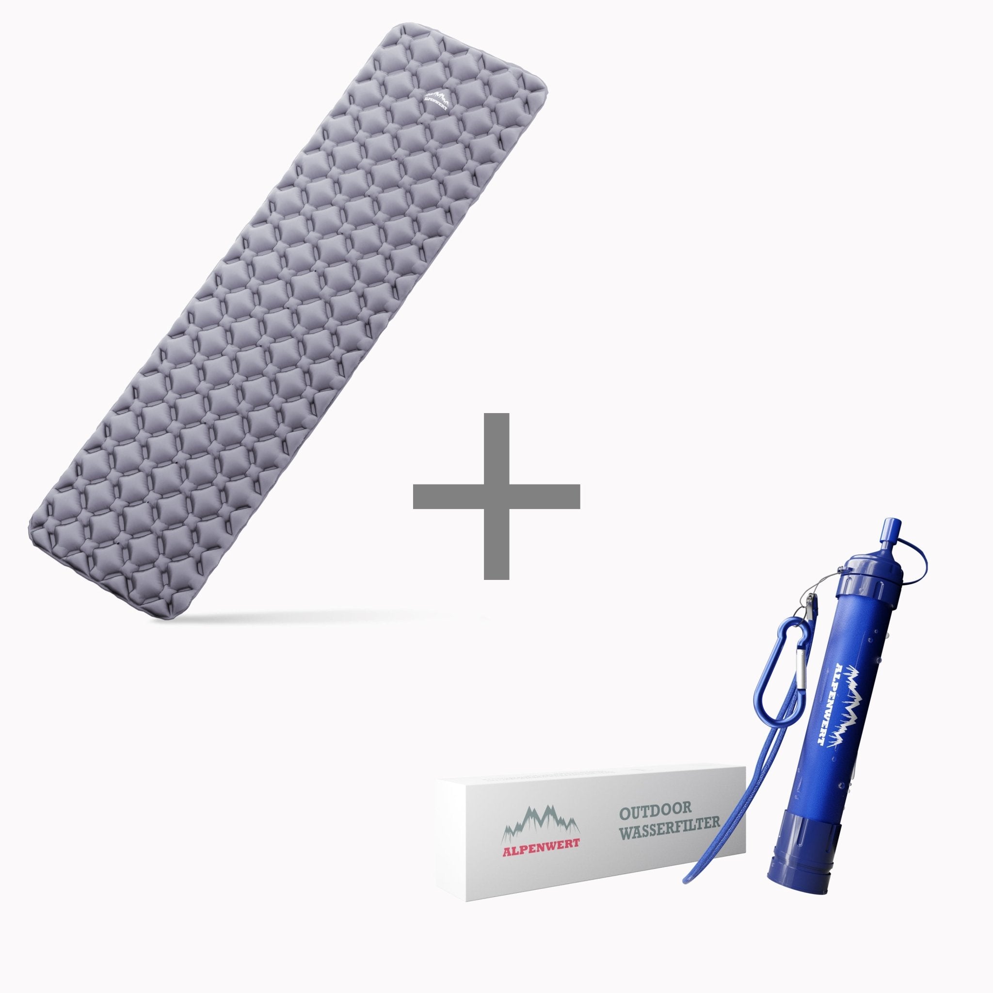 alpenwert-outdoor-isomatte-mit-gratis-wasserfilter image 3