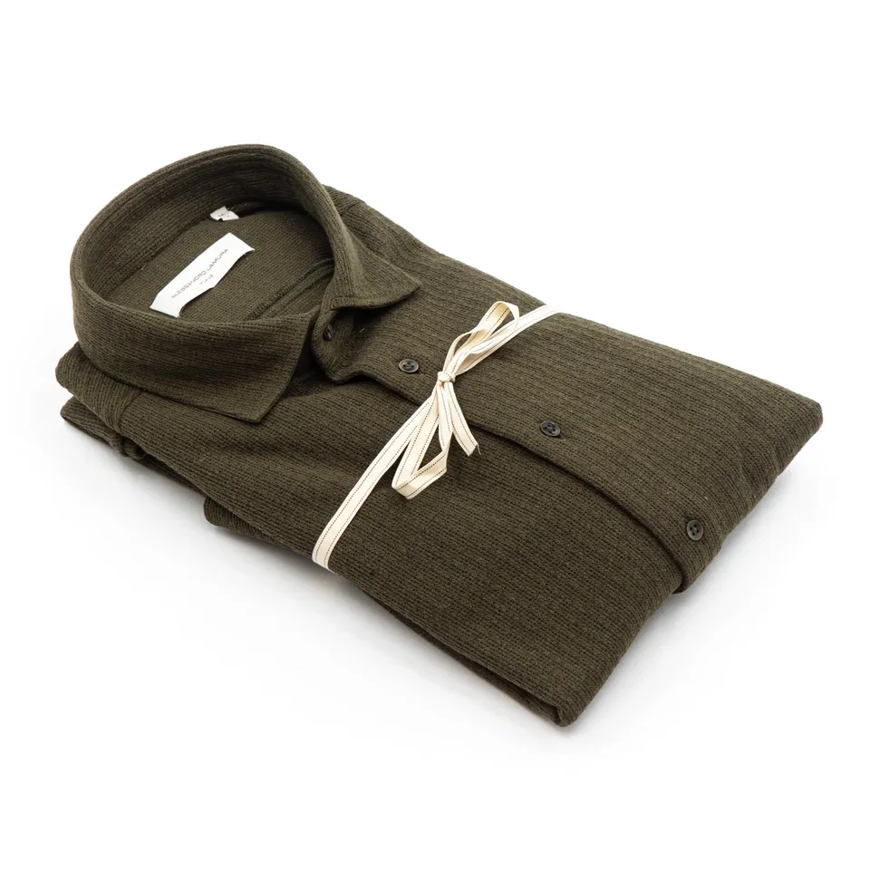 alessandro-lamura-camicia-in-maglia-hemd-herren-military-gr-n-regular-fit image 1