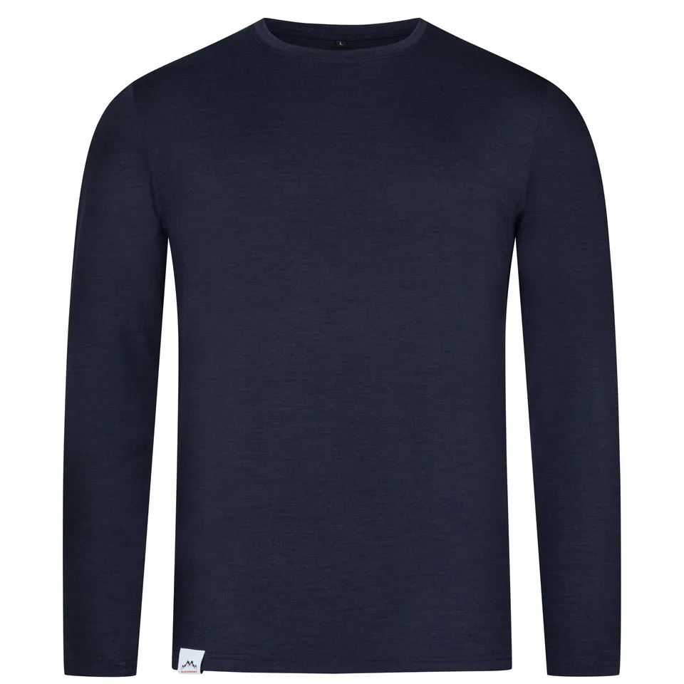 alpenwert-langarmshirt-herren-aus-merino-140 image 1