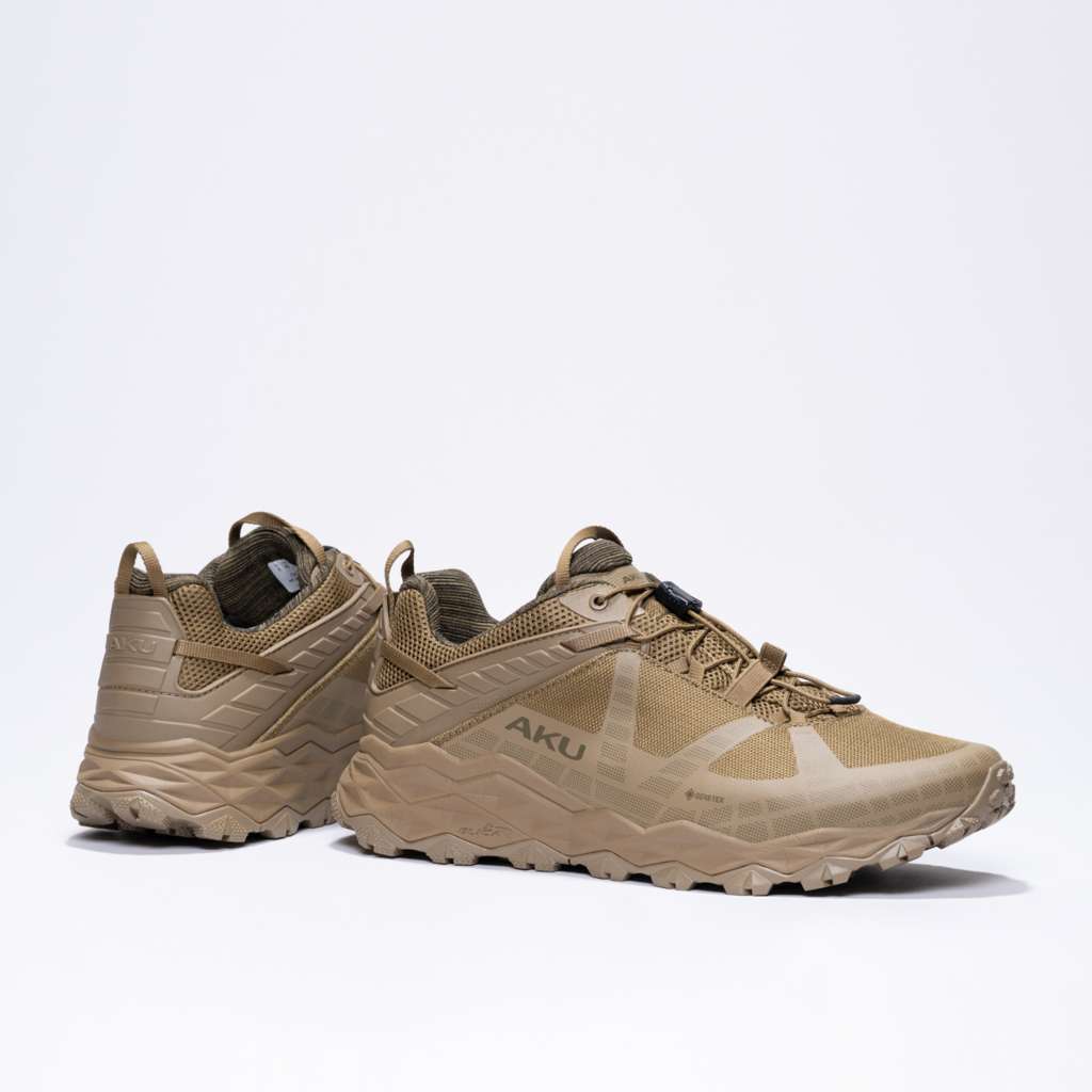 aku-flyrock-t-gtx-unisex-fast-hiking-schuh-coyote image 6