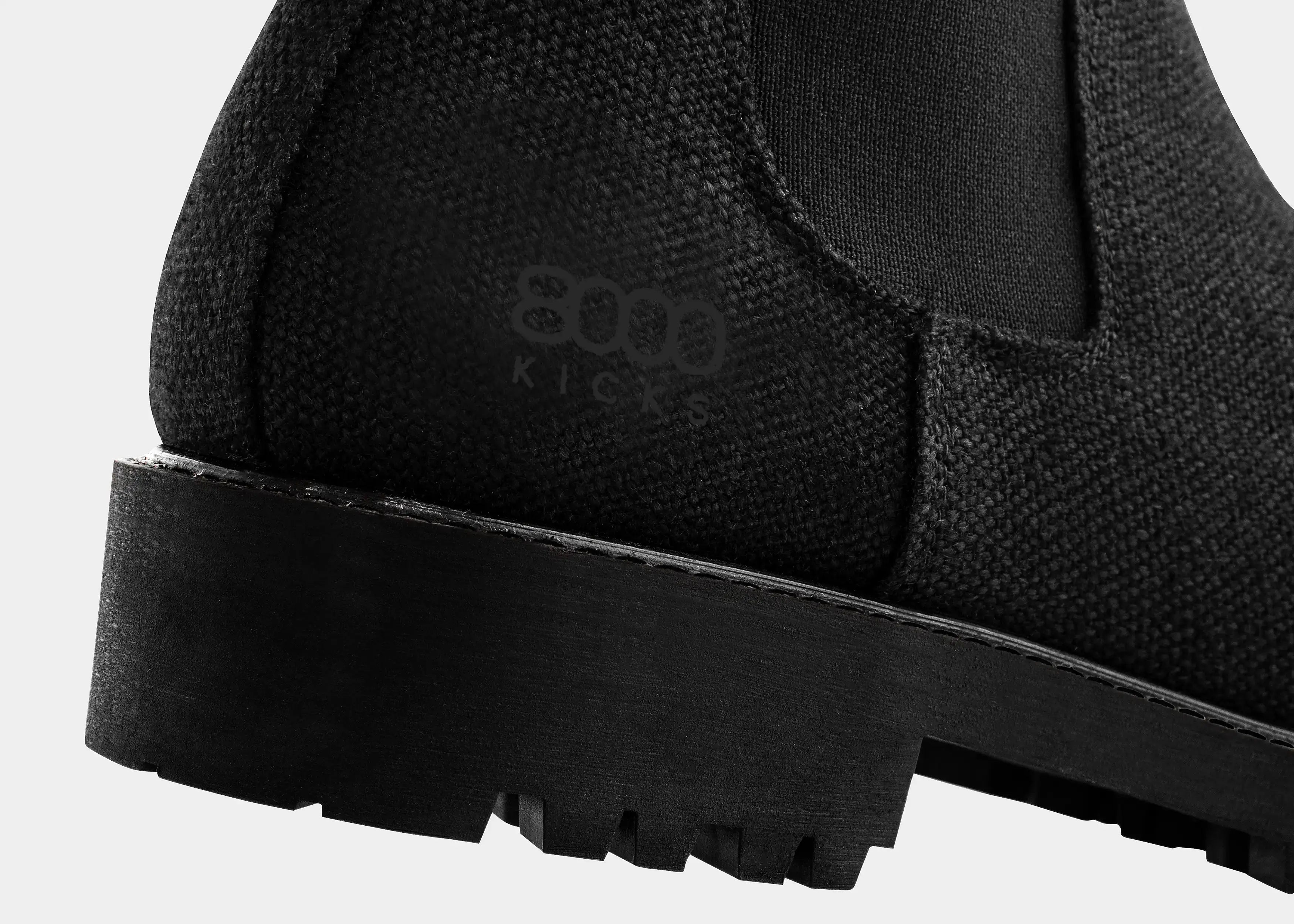 8000kicks-the-crossover-hemp-chelsea-damen-full-black image 4