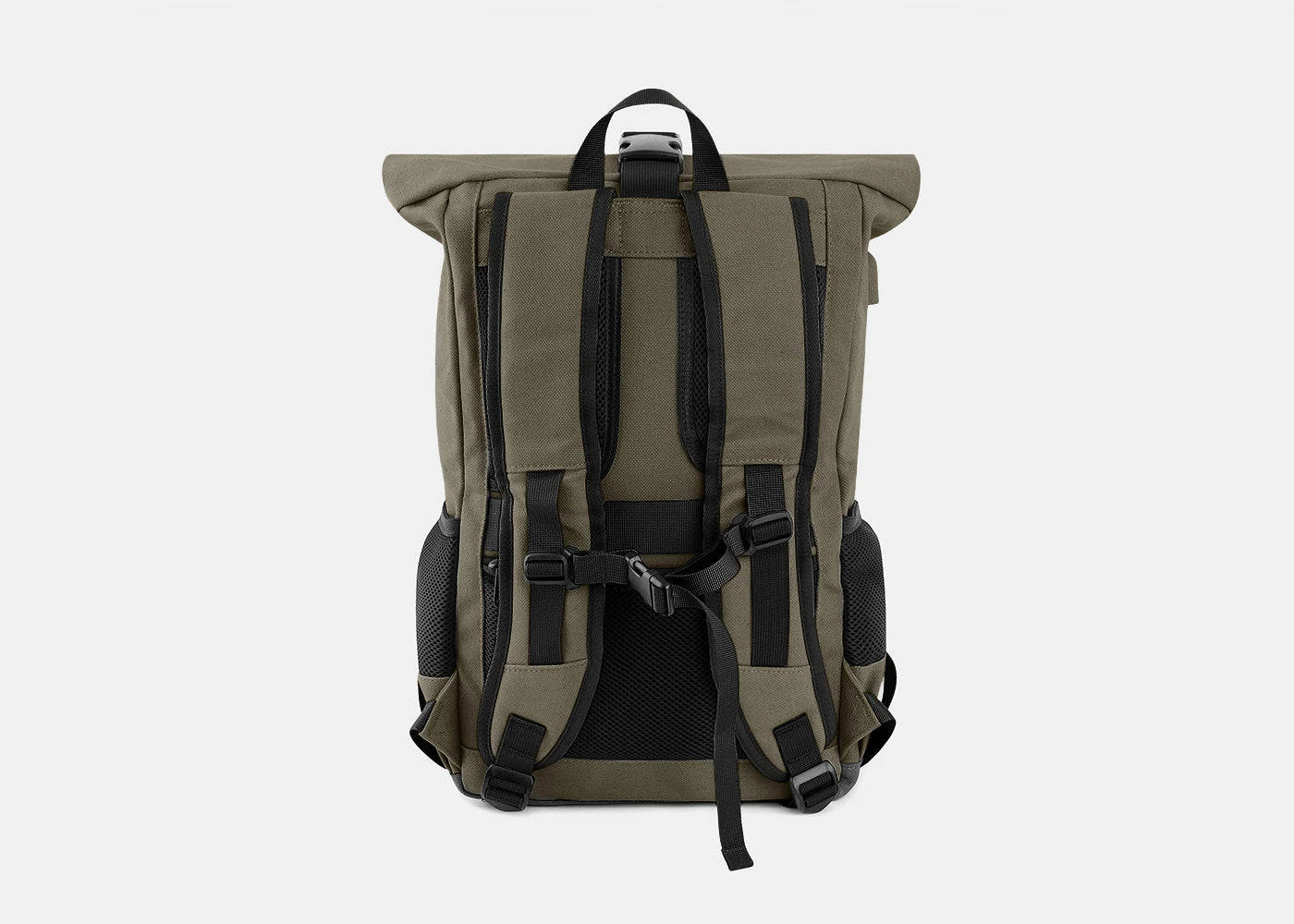 8000kicks-everyday-hemp-rolltop-rucksack-18-30l-dark-green image 3