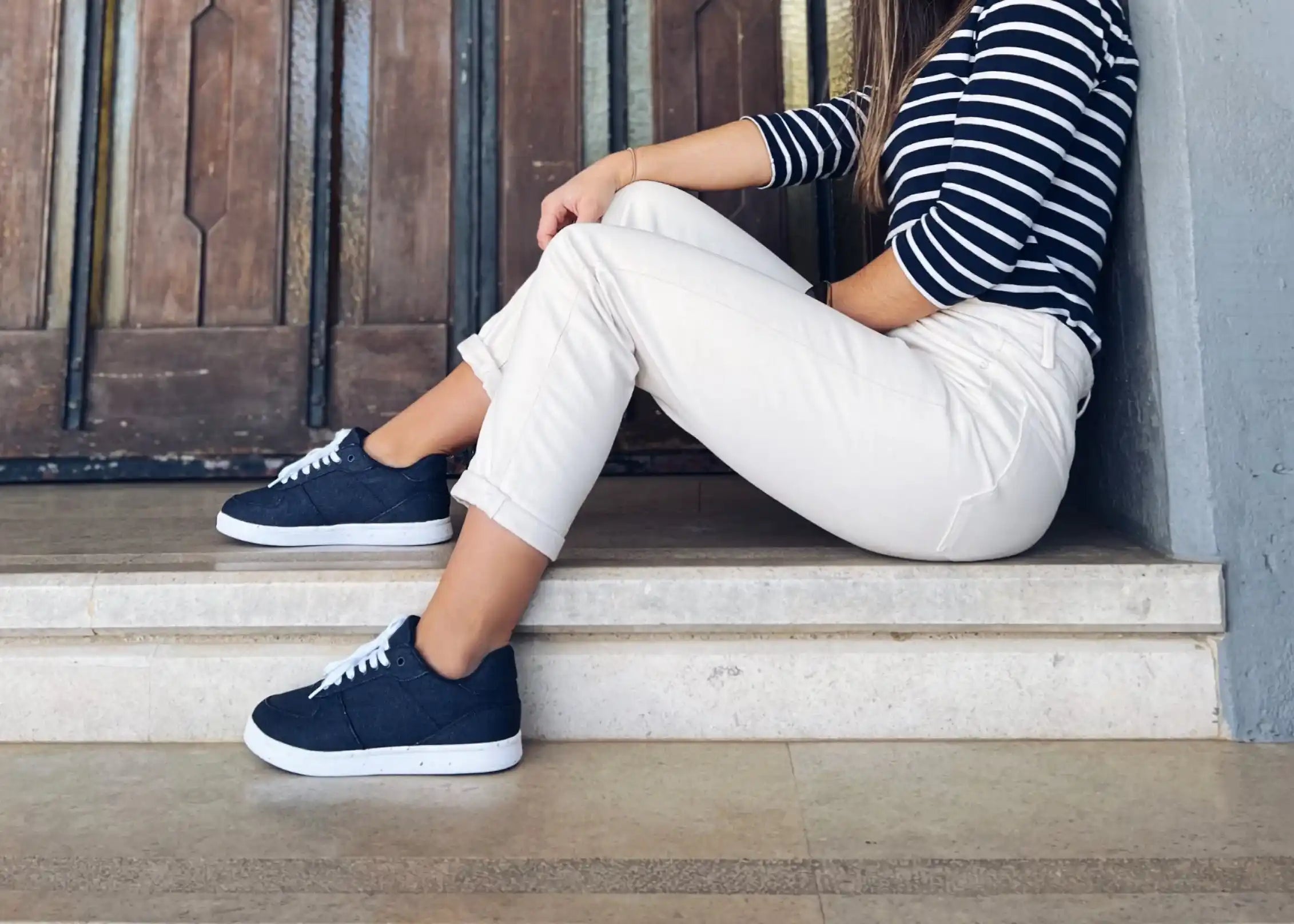 8000kicks-seeker-damen-sneaker-navy-blue-nachhaltiger-hanfschuh image 6