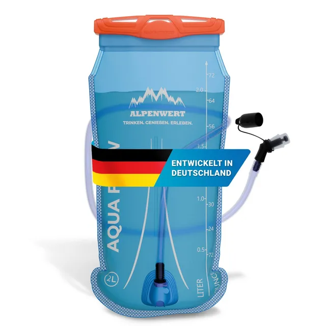 alpenwert-trinkblase-mit-trinkschlauch-bpa-frei-ultraleicht image 1