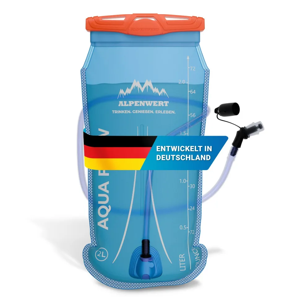 alpenwert-trinkblase-mit-trinkschlauch-bpa-frei-ultraleicht image 1
