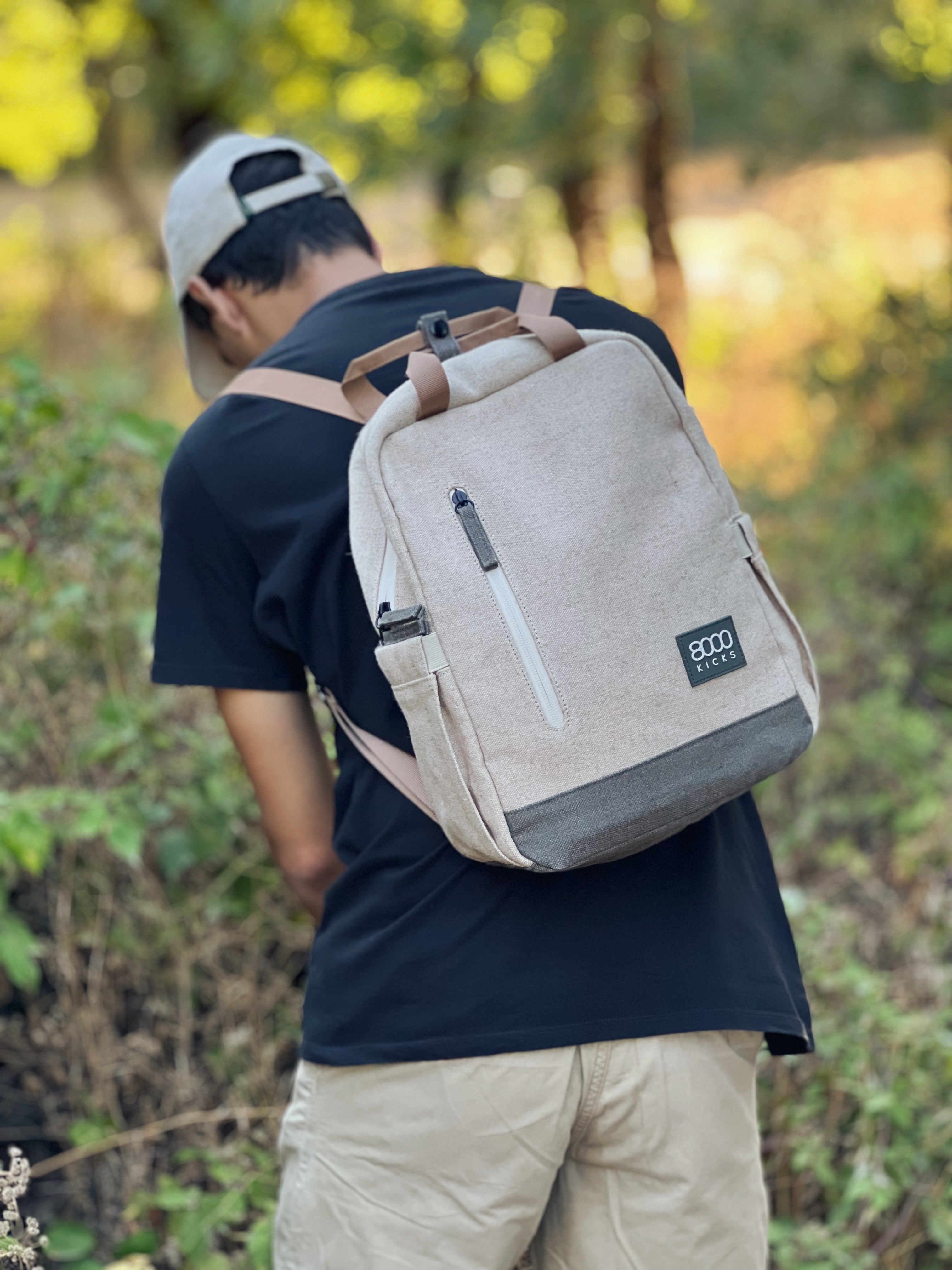 8000kicks-small-hemp-backpack-15l-beige-gr-n image 8