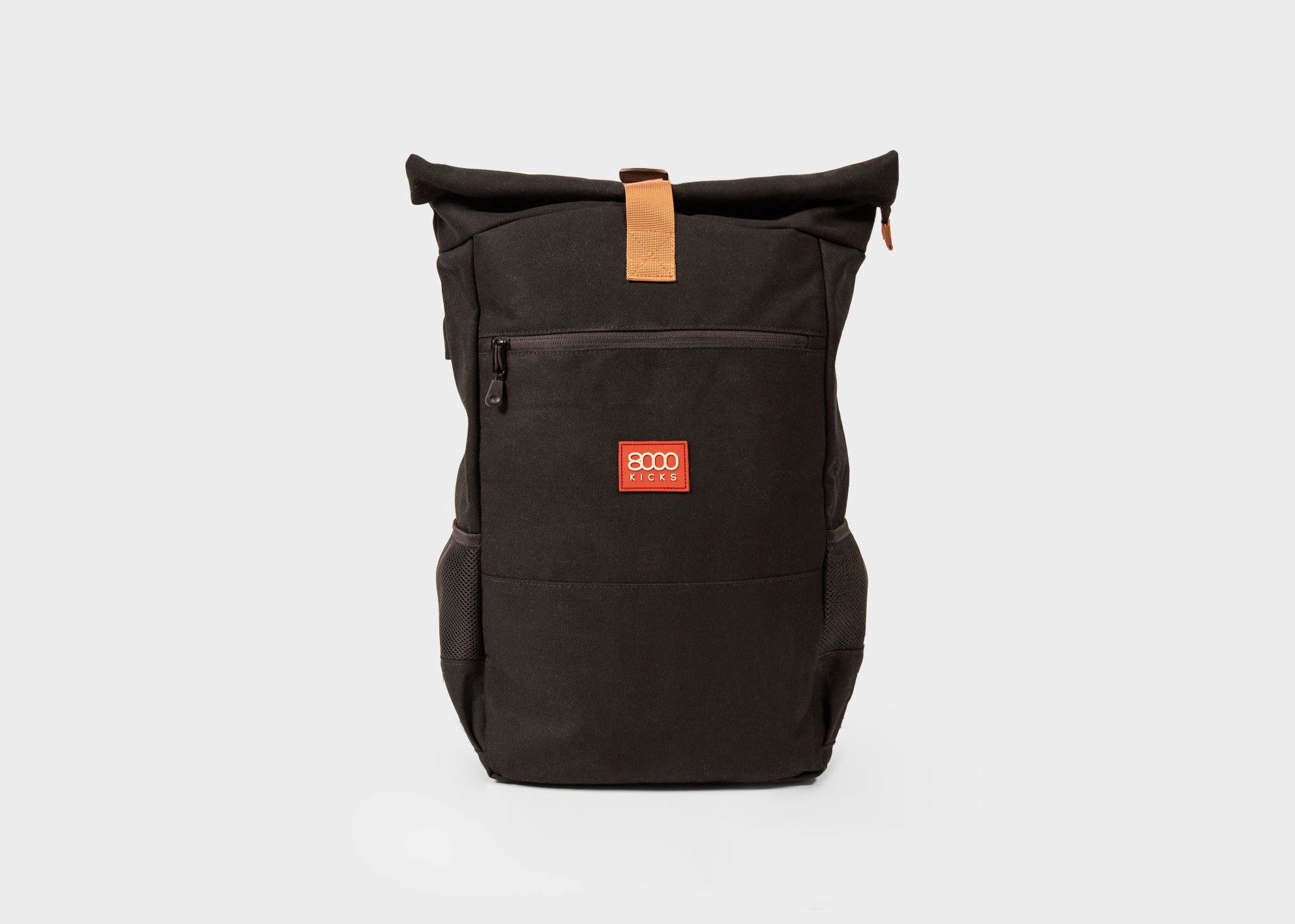 8000kicks-everyday-hanf-rolltop-rucksack-18-30l-schwarz-mit-laptopfach image 1