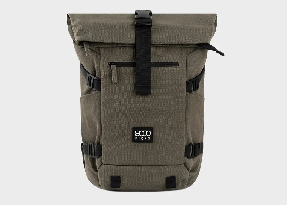 8000kicks-nomad-hanf-rucksack-dark-green-20-45l-rolltop image 1