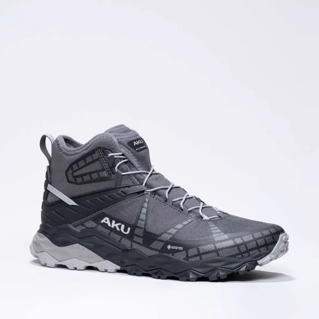 aku-flyrock-mid-gtx-wanderschuh-nero-argento image 1