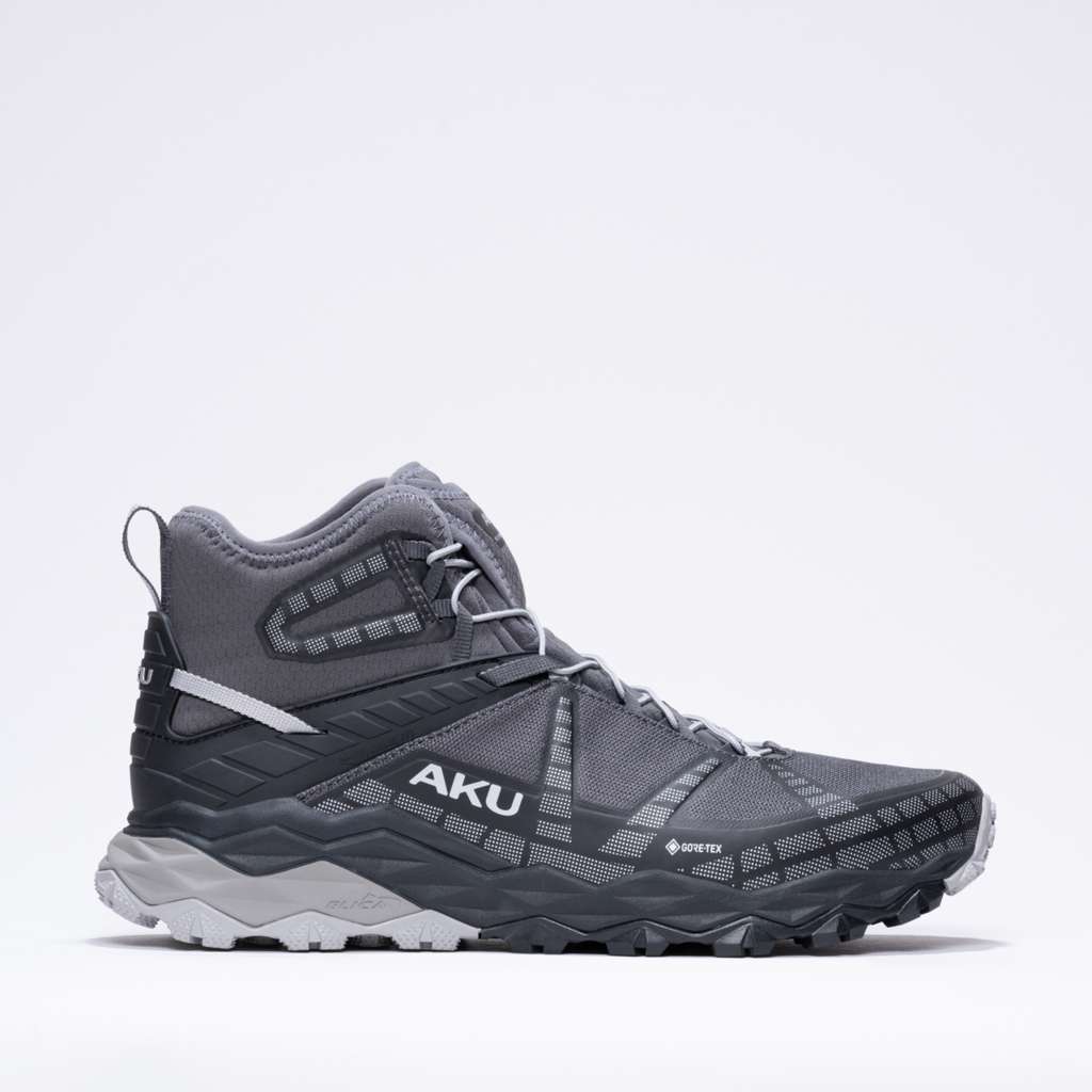 aku-flyrock-mid-gtx-wanderschuh-nero-argento image 2