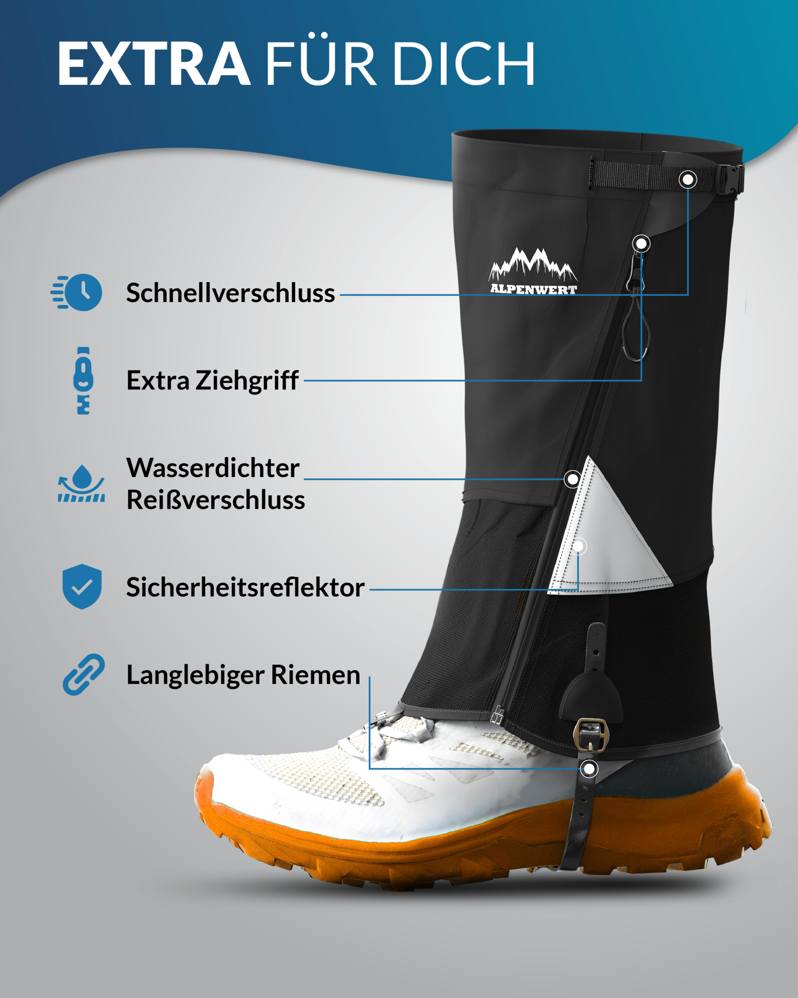 alpenwert-gamaschen-wandern-wasserdicht image 2