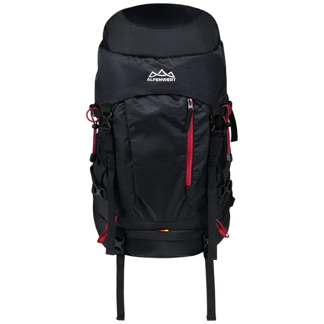 alpenwert-wanderrucksack-32l-wasserdicht-mit-regenh-lle image 1
