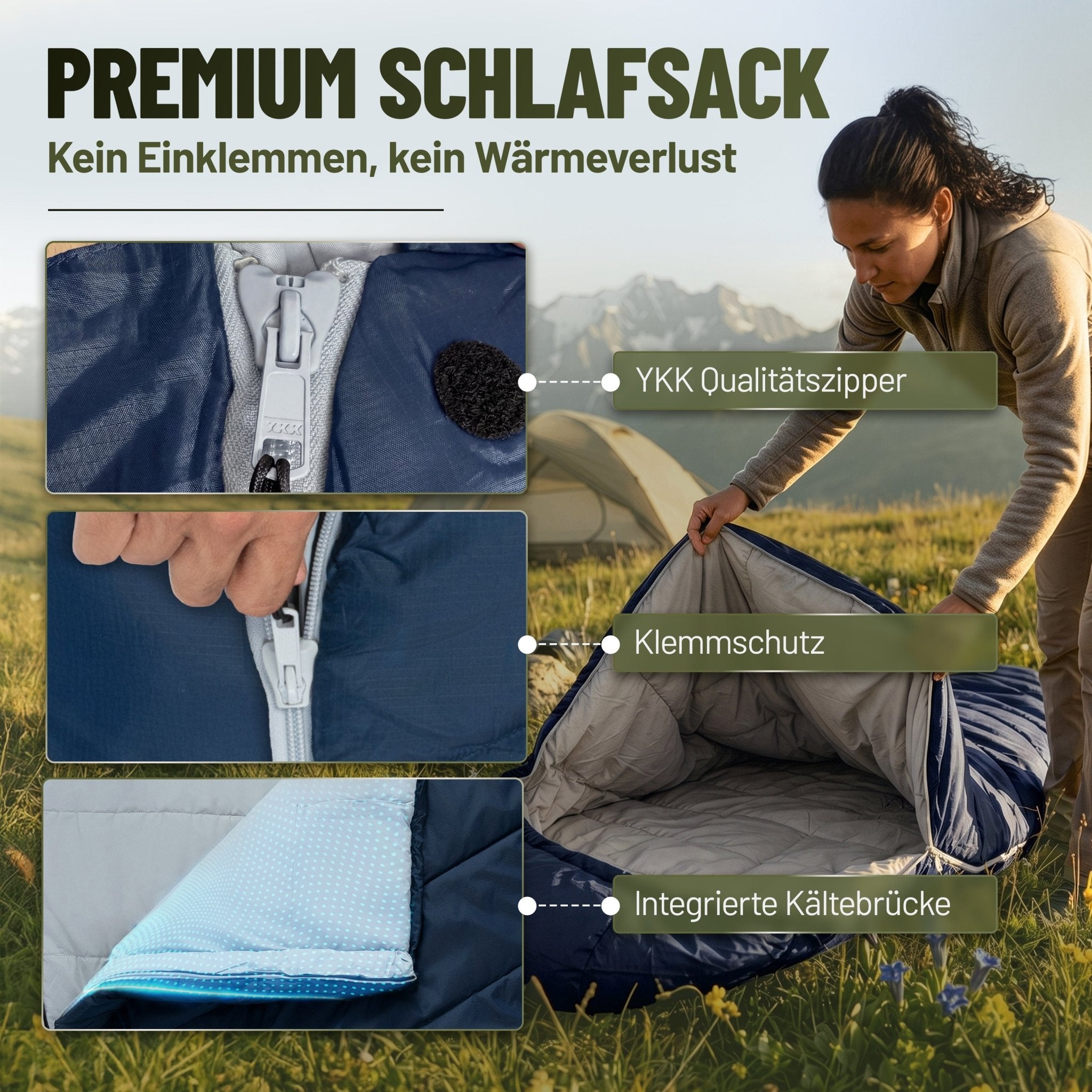 alpenwert-sommerschlafsack-nur-880-g image 5