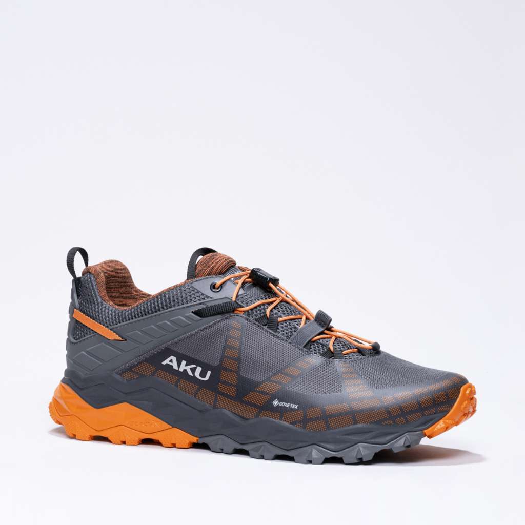 aku-flyrock-gtx-herren-fast-hiking-schuh-nero-arancio image 1