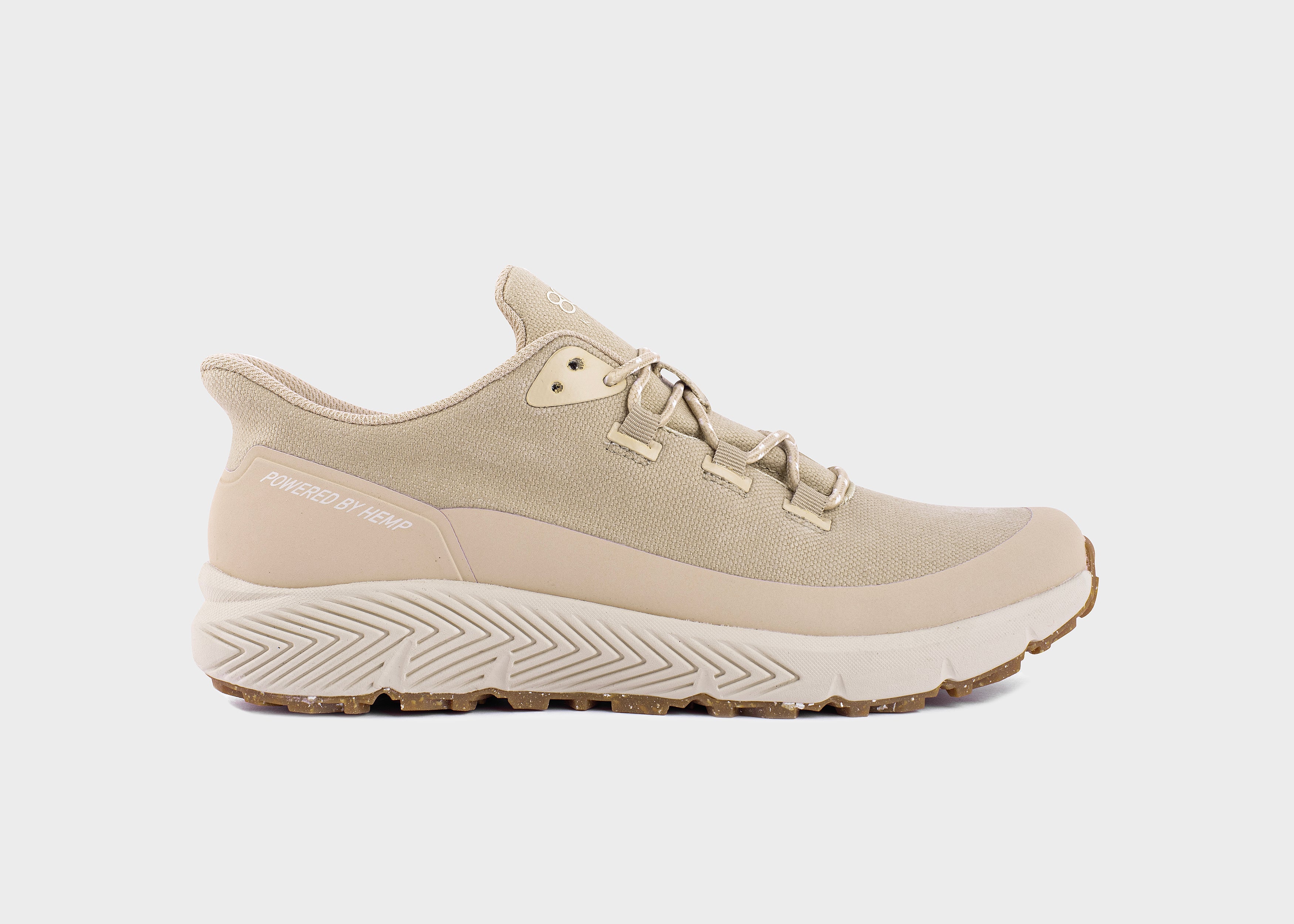 8000kicks-trekker-damen-wasserdichter-hanf-sneaker-beige image 1