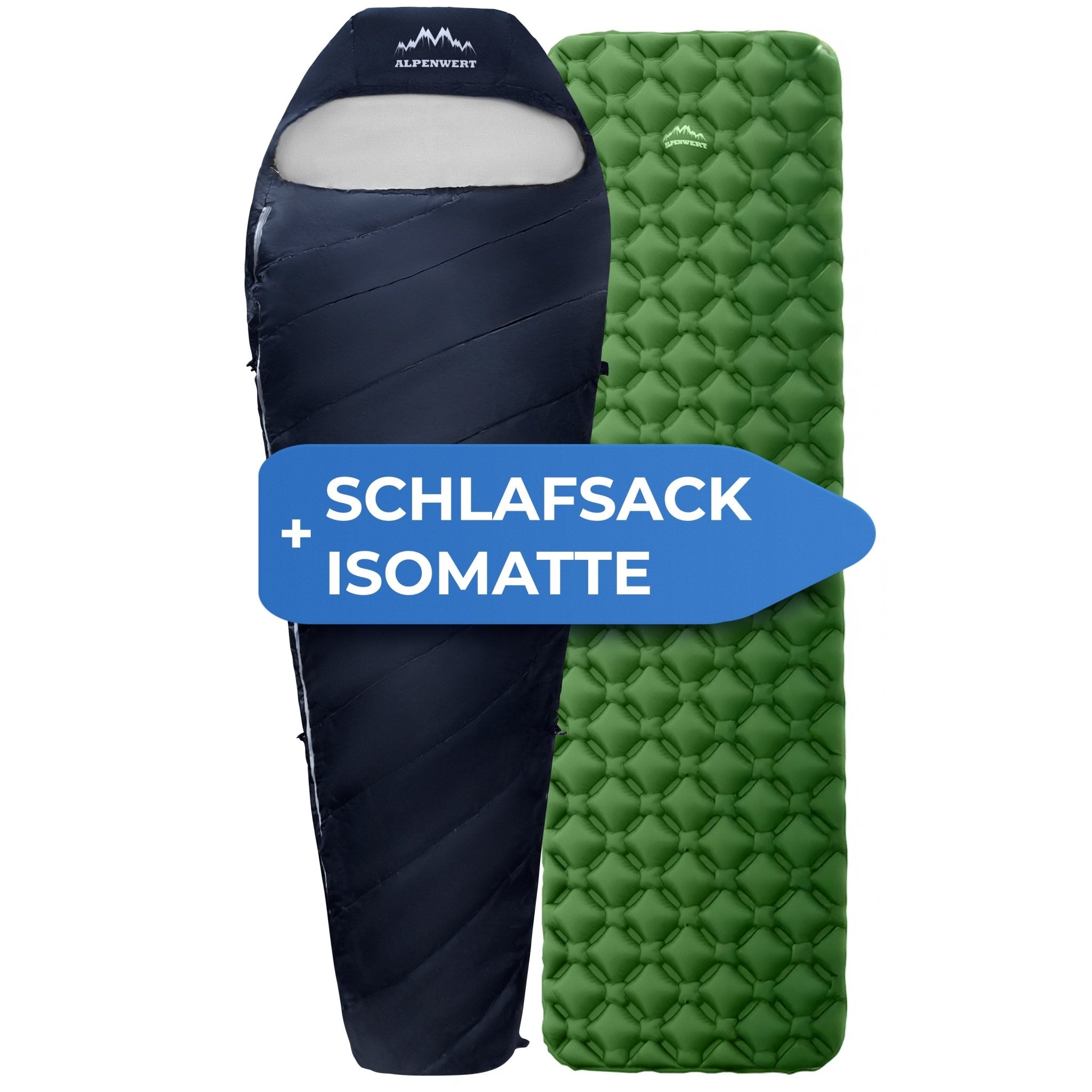 alpenwert-schlafsack-isomatte-sparbundle-sommer image 2