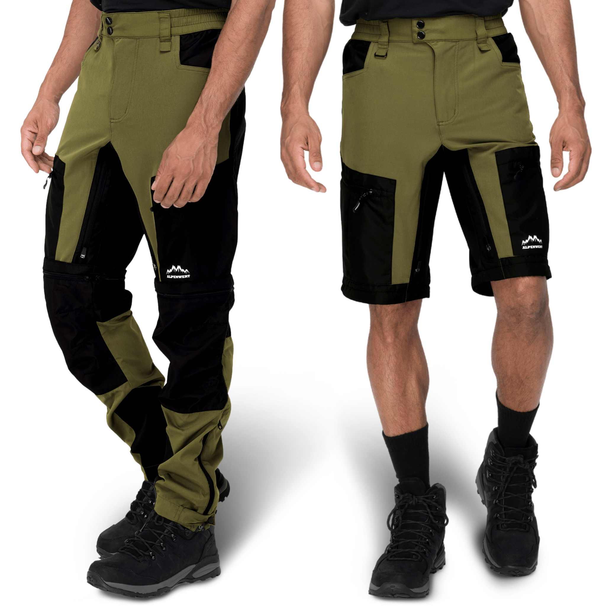 alpenwert-wanderhose-herren-leicht-zip-off image 8