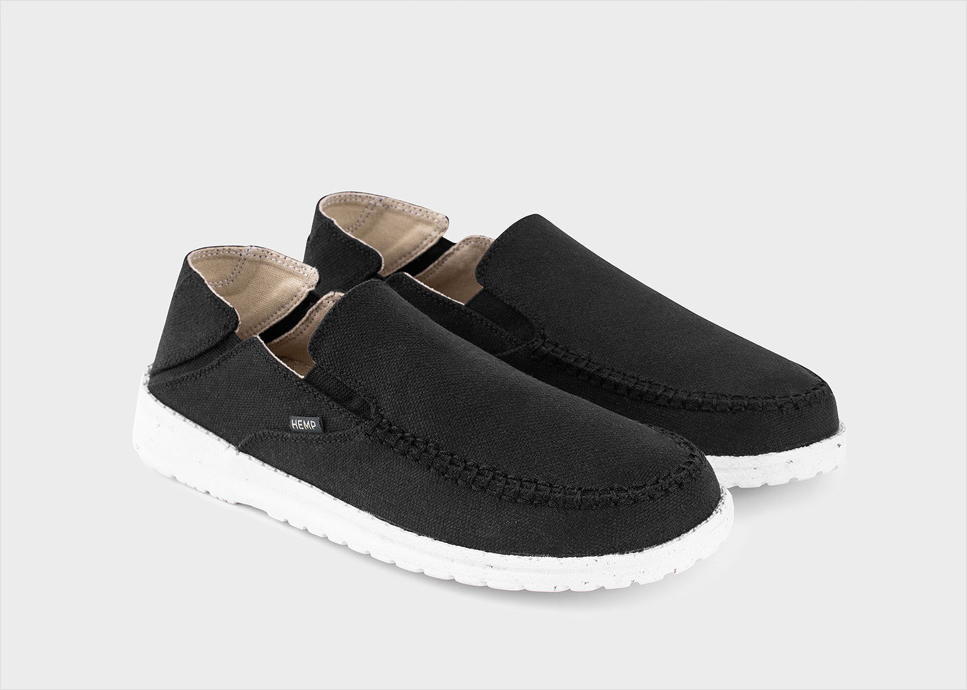 8000kicks-sunslide-hanf-slipper-f-r-herren-in-schwarz image 2