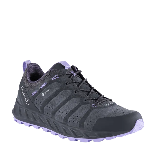aku-rapida-evo-gtx-ws-damen-fast-hiking-schuh-grigio-scuro-viola image 1