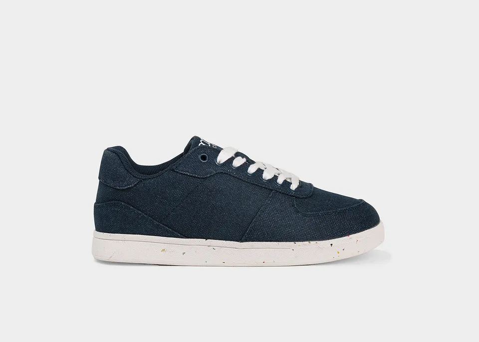8000kicks-seeker-damen-sneaker-navy-blue-nachhaltiger-hanfschuh image 1