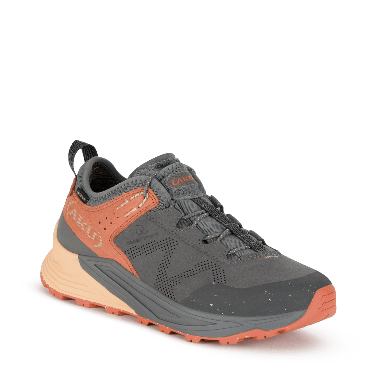 aku-omnia-v-light-gtx-ws-damen-fast-hiking-schuh-grigio-arancio image 1
