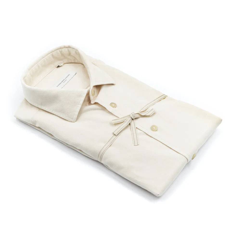 alessandro-lamura-camicia-velluto-a-coste-panna-herren-cord-hemd image 1
