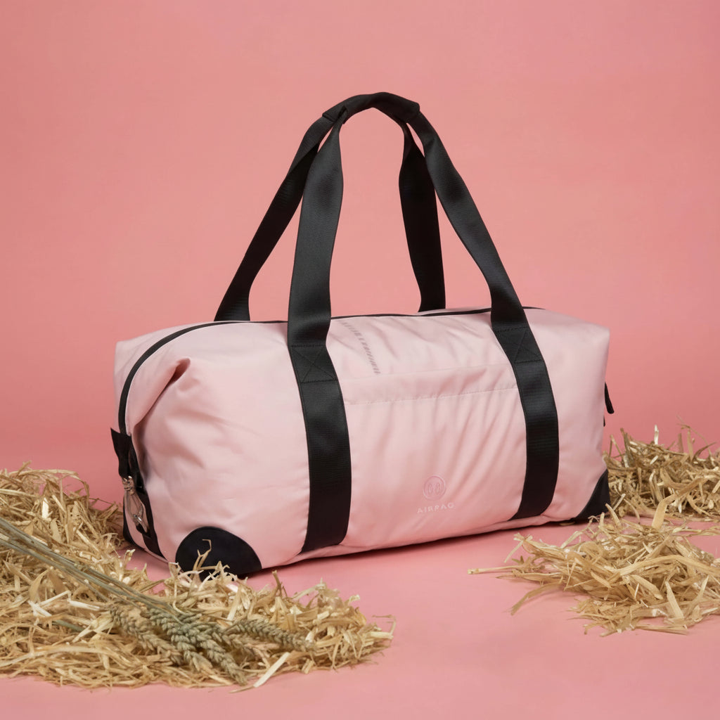 airpaq-schweine-weekender-rosa-reisetasche-aus-airbag-vegan image 1