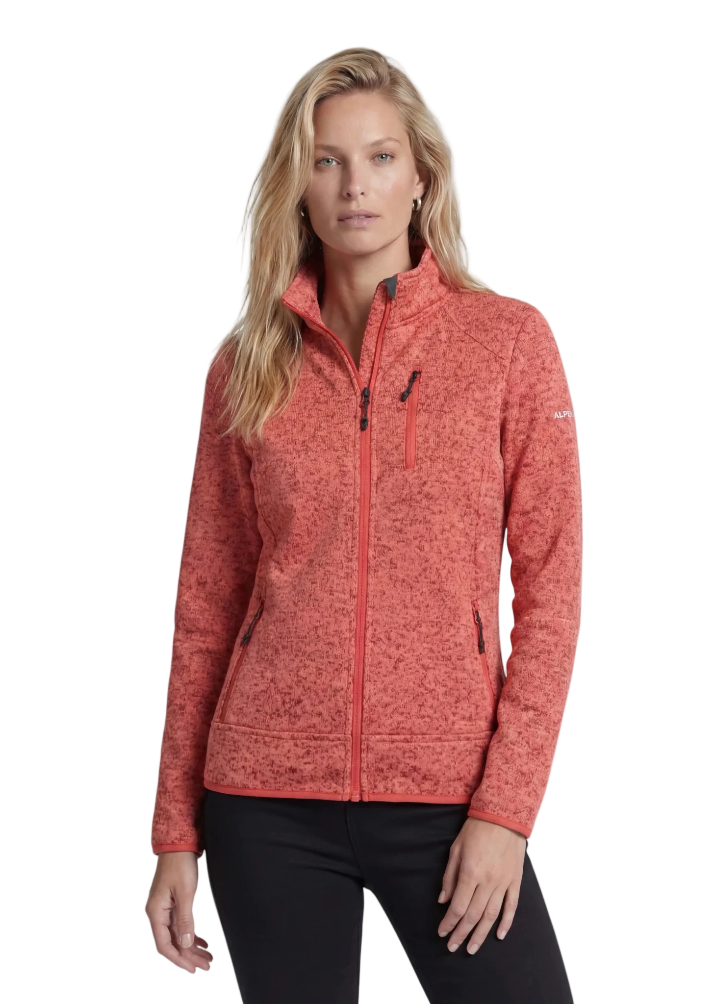 alpenwert-fleecejacke-damen-mit-knit-tech image 6
