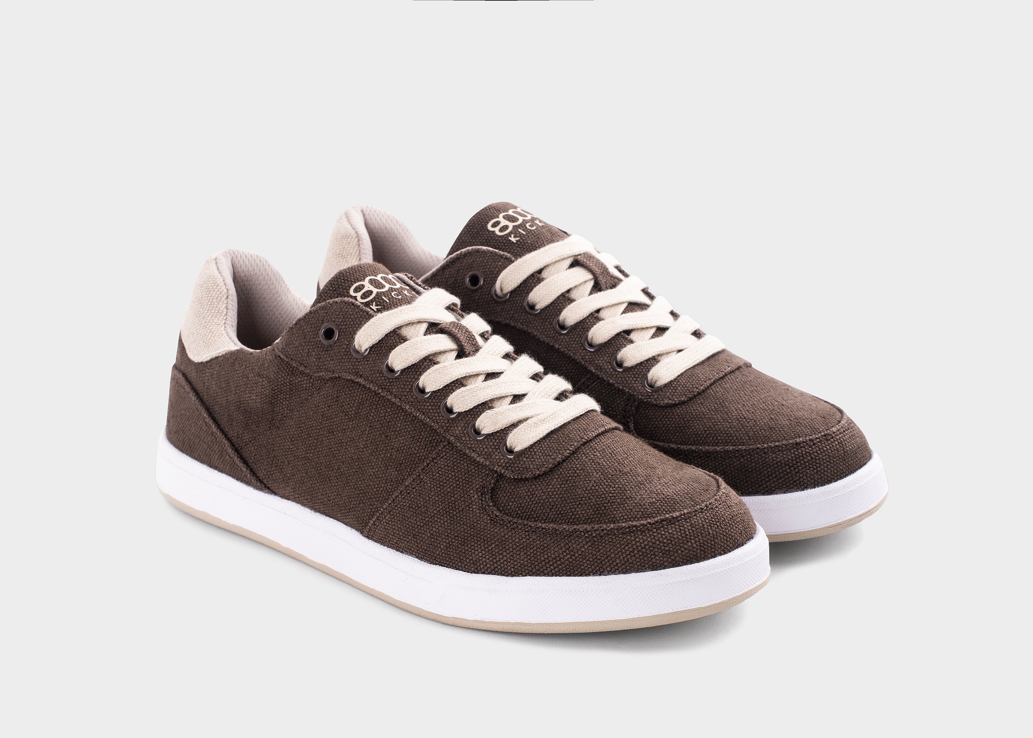 8000kicks-seeker-damen-sneaker-dark-brown-nachhaltiger-hanfschuh image 2