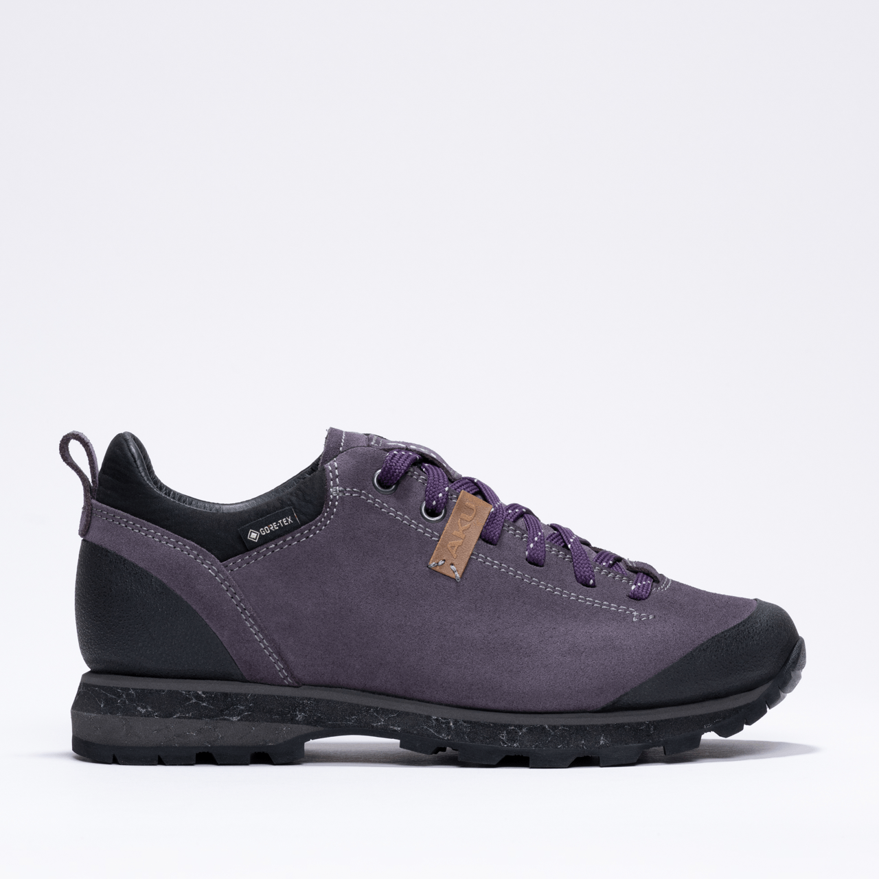 aku-bellamont-iv-suede-gtx-ws-damen-freizeitschuh-viola-antracite image 2