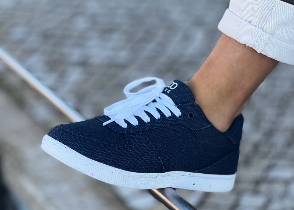 8000kicks-seeker-damen-sneaker-navy-blue-nachhaltiger-hanfschuh image 5