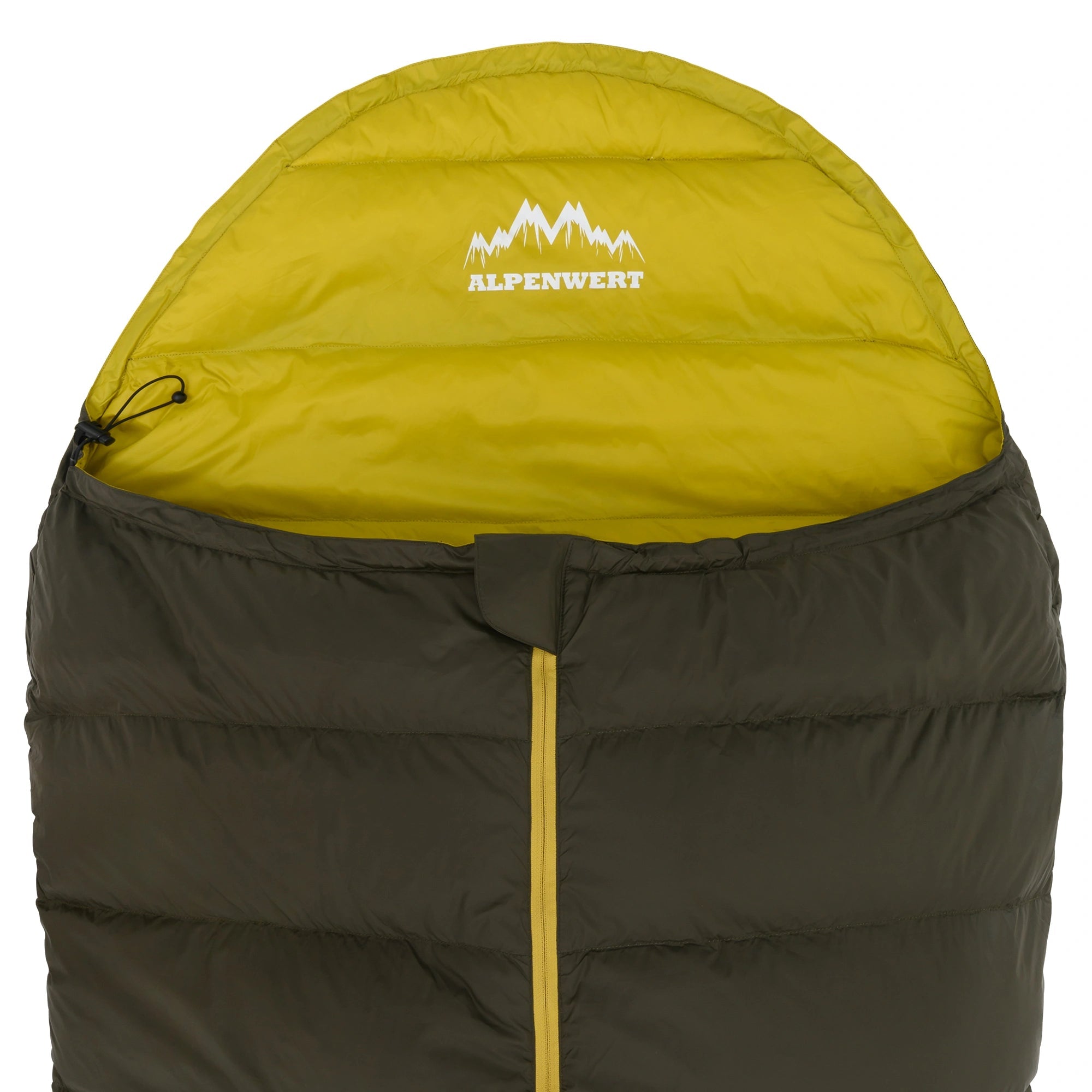 alpenwert-ultraleicht-daunenschlafsack-400-g-sommer-backpacking-motorrad image 2