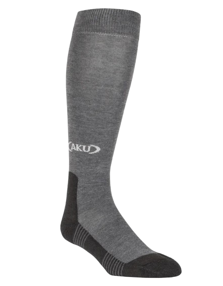 aku-socks-trekking-high-trekkingsocken-hellgrau-grau image 1