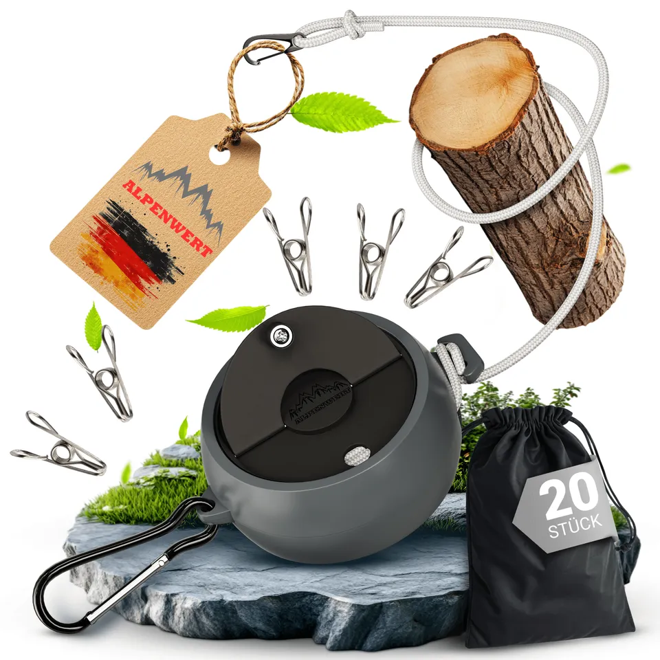 alpenwert-w-scheleine-ausziehbar-10-m-leicht-kompakt-f-r-camping image 1