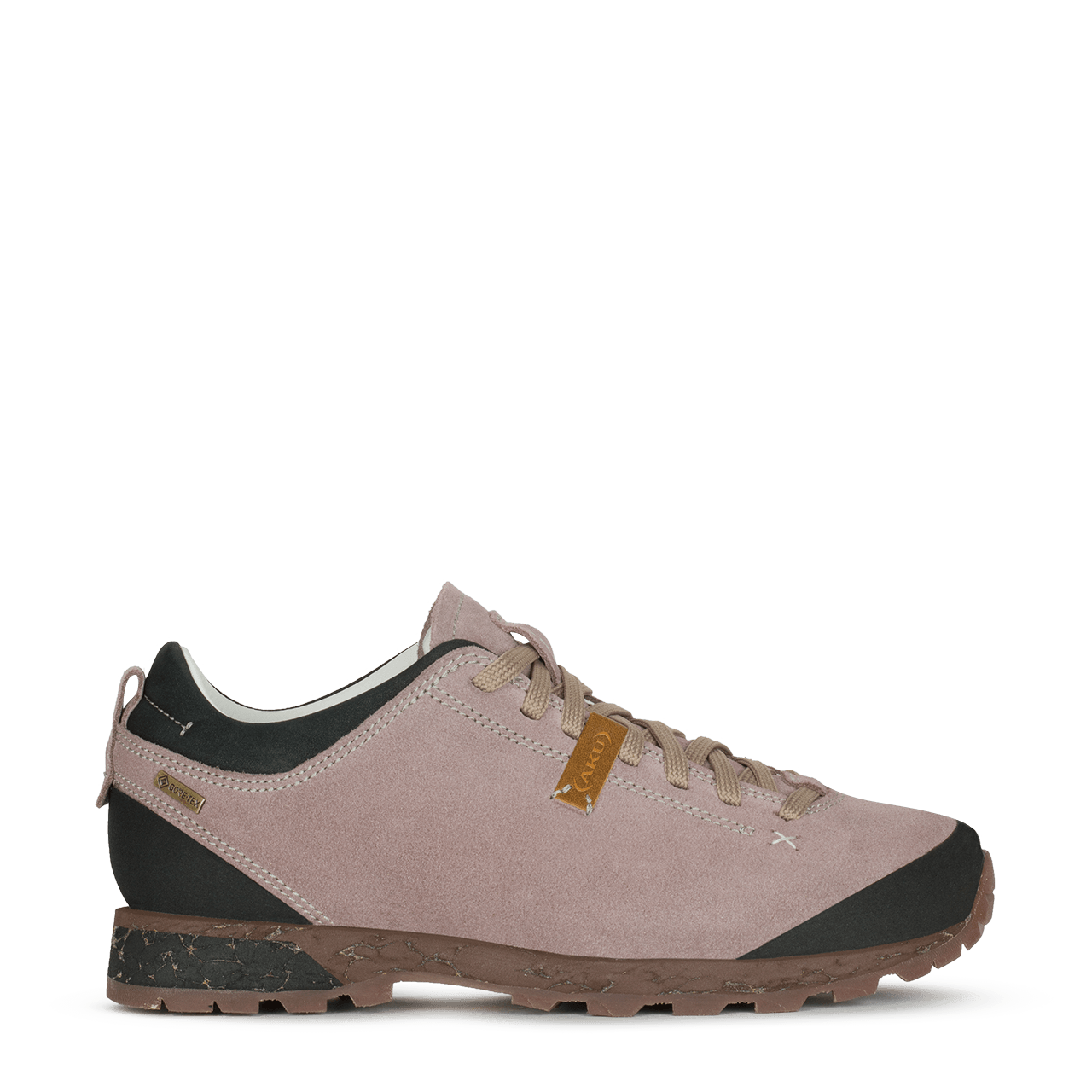 aku-bellamont-iii-suede-gtx-ws-halbschuh-damen-rosa-polvere-marrone image 2