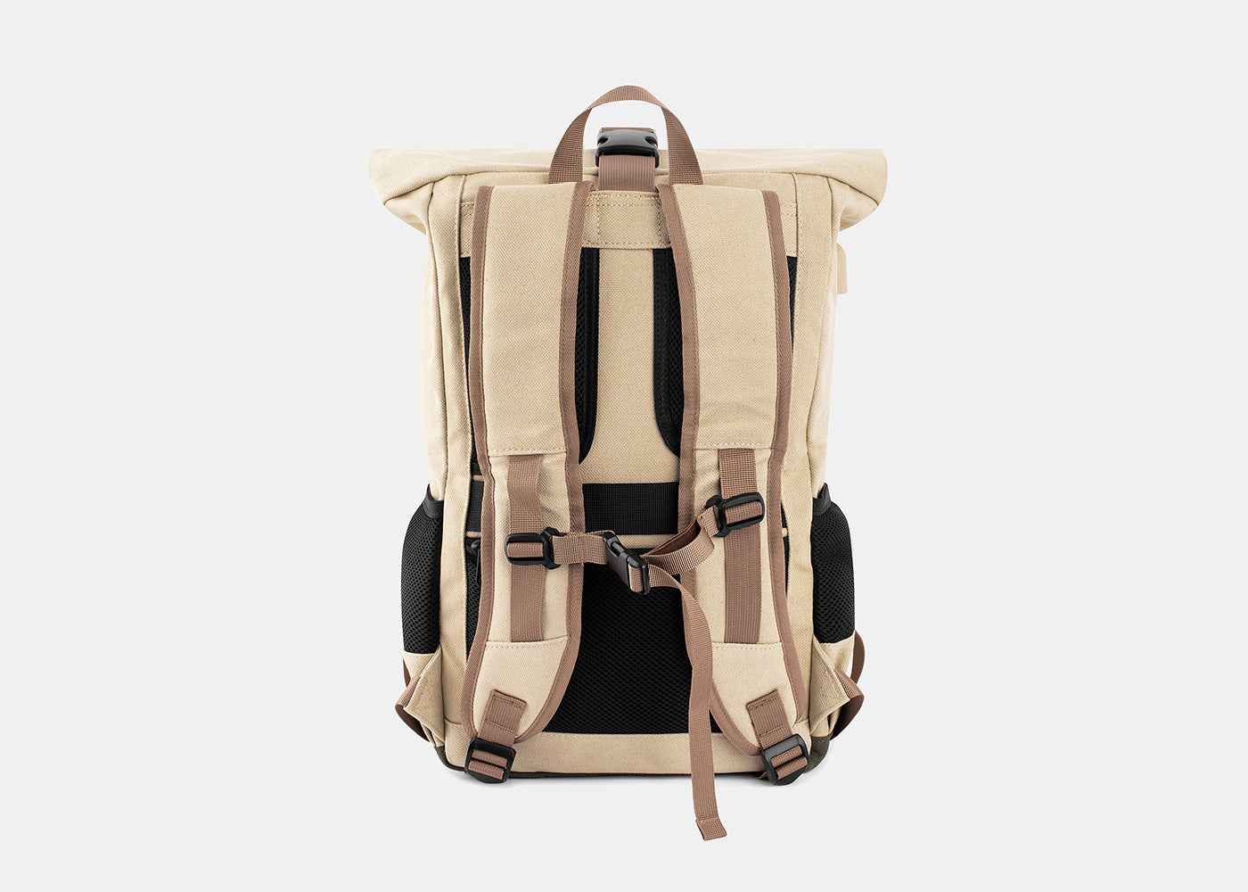 8000kicks-everyday-hanf-rolltop-rucksack-18-30l-beige-gr-n-mit-laptopfach image 3