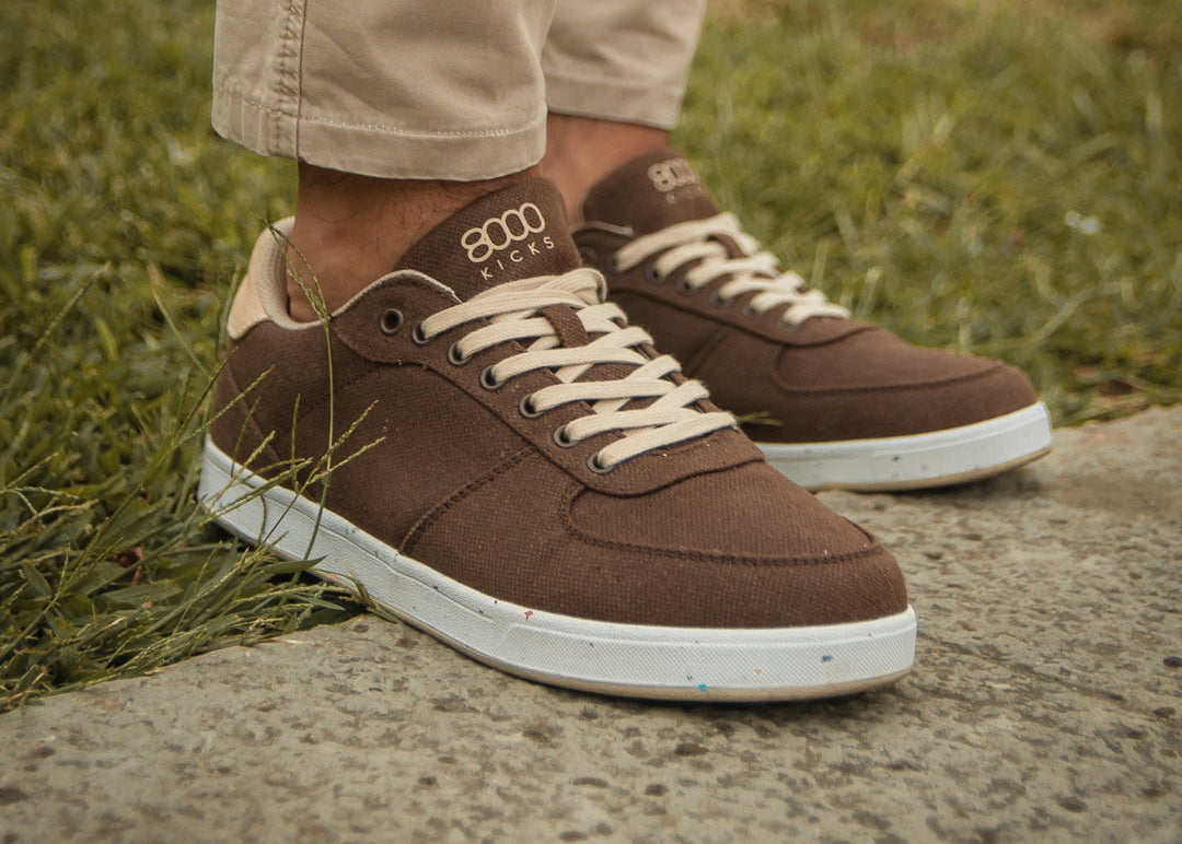 8000kicks-seeker-damen-sneaker-dark-brown-nachhaltiger-hanfschuh image 7