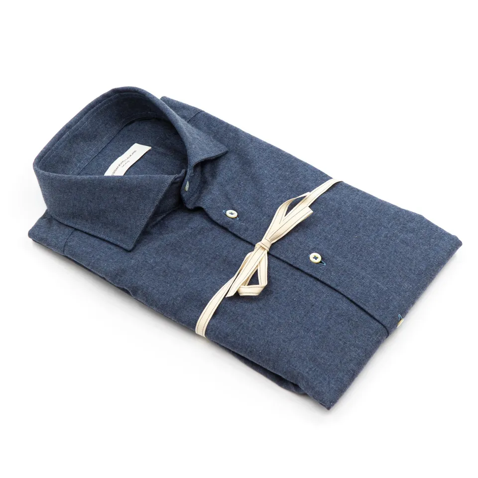 alessandro-lamura-camicia-tessuto-flanellato-blu-scuro-herren-flanellhemd image 1