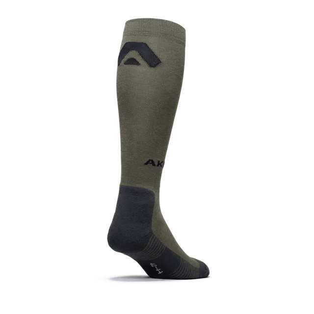 aku-hiking-high-socks-trekkingsocken-verde-grigio-scuro image 1