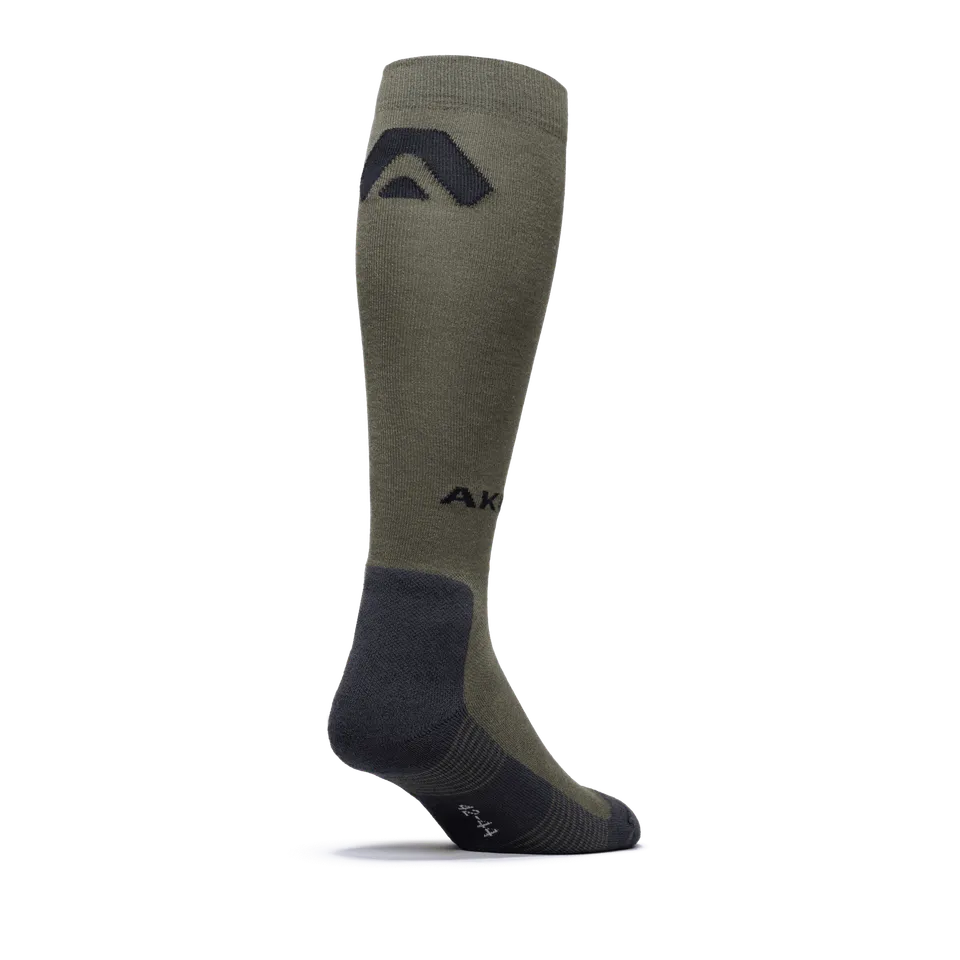 aku-hiking-high-socks-trekkingsocken-verde-grigio-scuro image 1