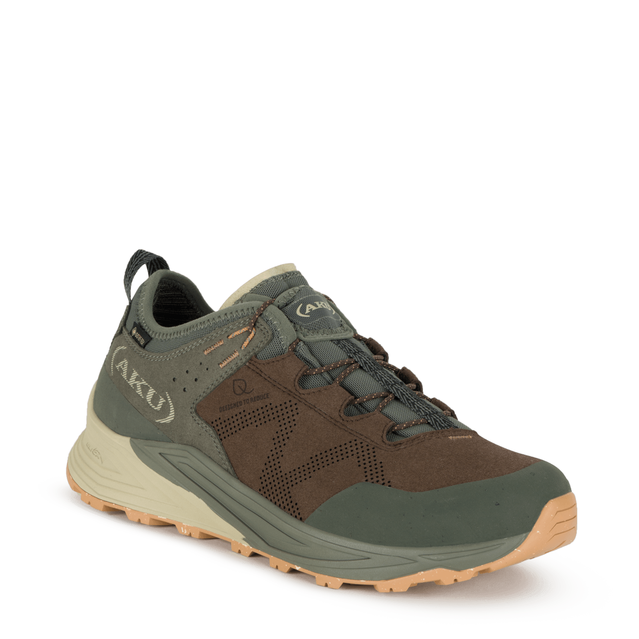 aku-omnia-v-light-gtx-ws-damen-fast-hiking-schuh-marrone-verde image 1