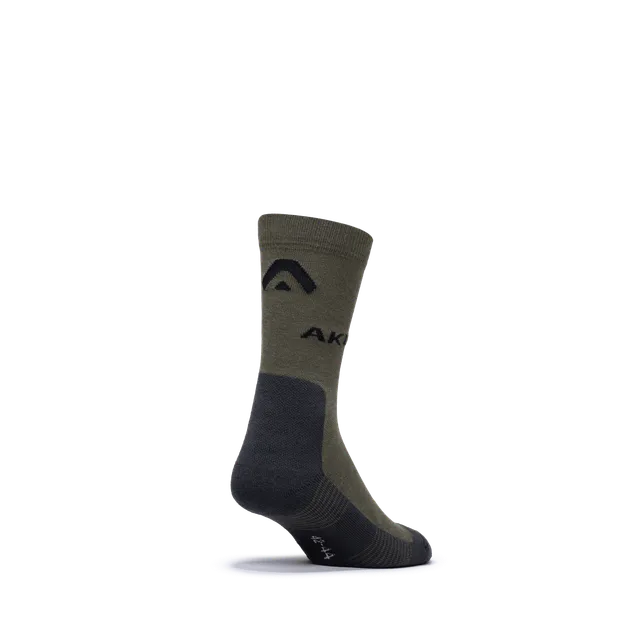 aku-hiking-low-socks-wandersocken-verde-grigio-scuro image 1