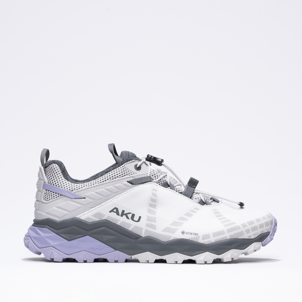 aku-flyrock-gtx-ws-damen-fast-hiking-schuh-grigio-chiaro-viola image 2