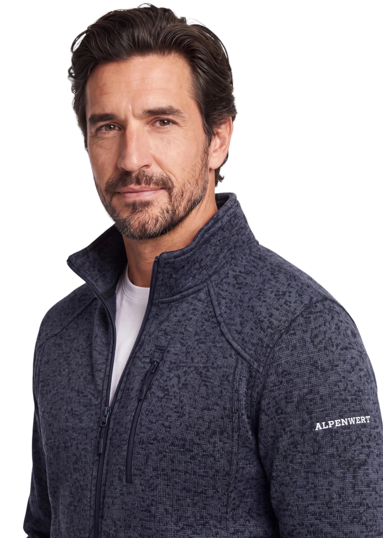 alpenwert-fleecejacke-herren-mit-knit-tech image 6