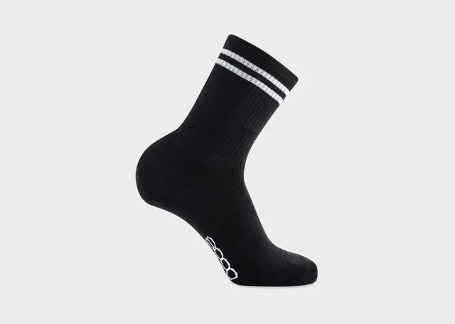 8000kicks-striped-hemp-socks-black-hanfsocken image 1