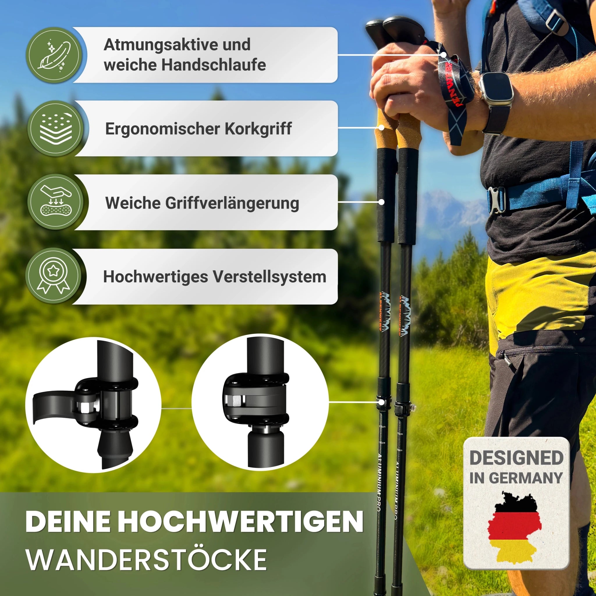 alpenwert-teleskop-wanderst-cke-65-135-cm-carbon-aluminium image 2